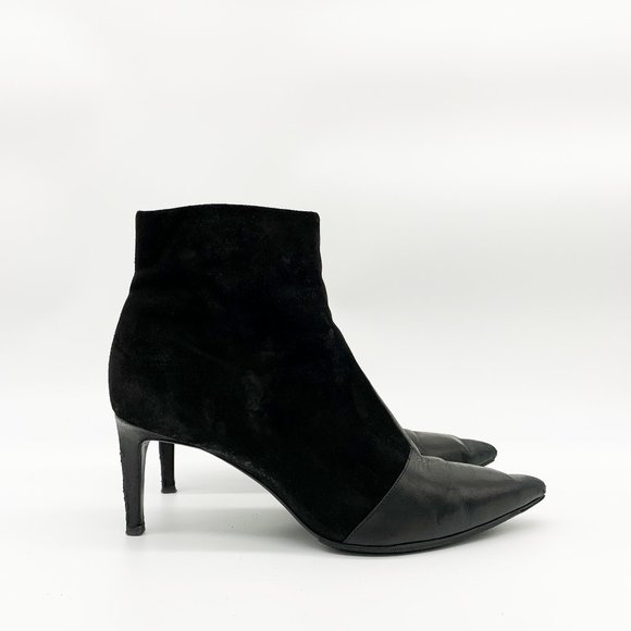 rag & bone Shoes - RAG & BONE Beha Paneled Leather Suede Ankle Boots